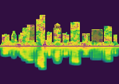 Ramat Gan Israel Skyline