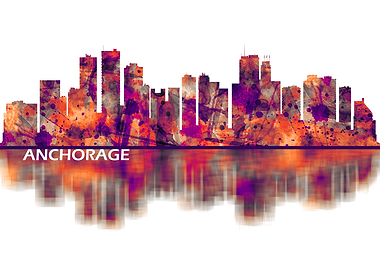Anchorage Alaska skyline