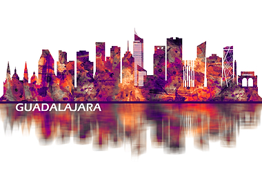 Guadalajara Mexico Skyline