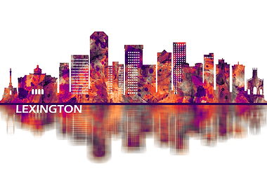 Lexington Kentucky Skyline