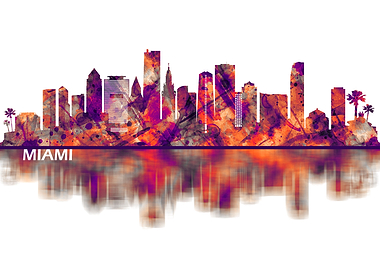 Miami Florida Skyline