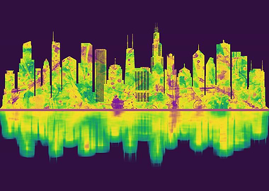 Chicago Illinois Skyline