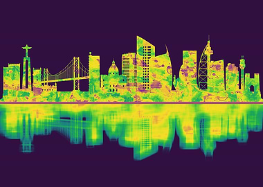 Lisbon Portugal Skyline