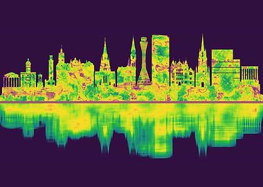 Edinburgh Scotland Skyline