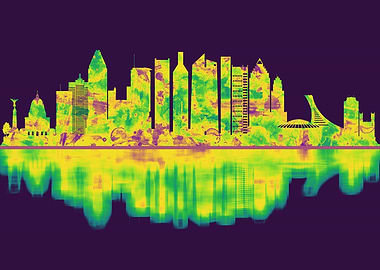 Montreal Canada Skyline