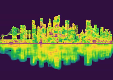 Brooklyn New York Skyline