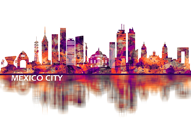Mexico City Mexico Skyline