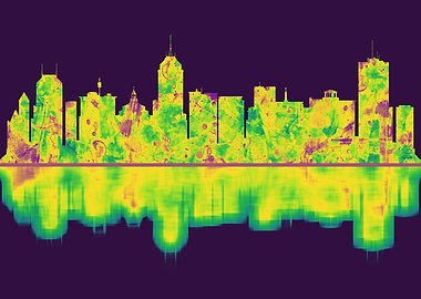 Fresno California Skyline