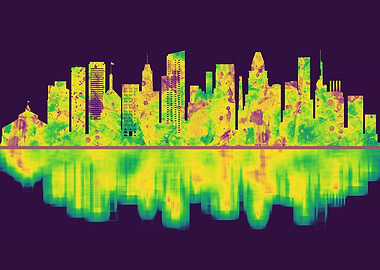 Baltimore Maryland Skyline