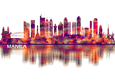 Manila Philippines Skyline