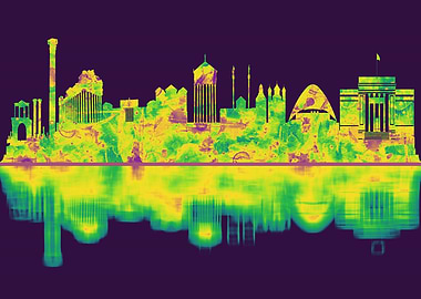 Athens Greece Skyline