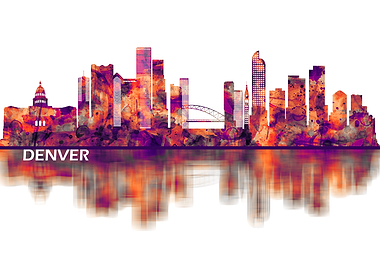 Denver Colorado Skyline