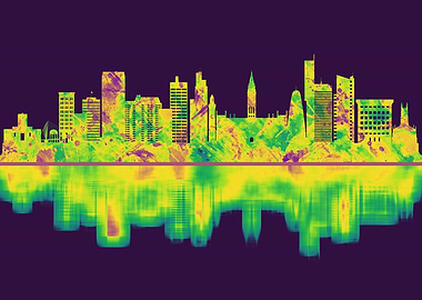 Manchester England Skyline