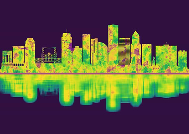 Portland Oregon Skyline