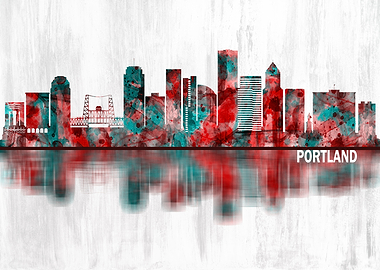 Portland Oregon Skyline