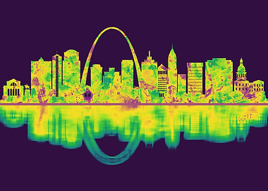 St Louis Missouri Skyline