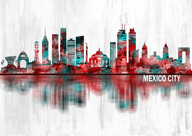 Mexico City Skyline