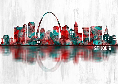 St Louis Missouri Skyline