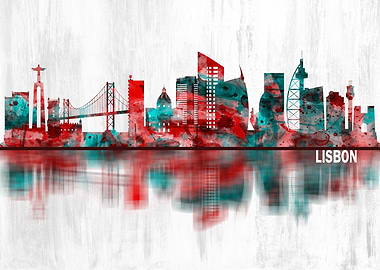 Lisbon Portugal Skyline