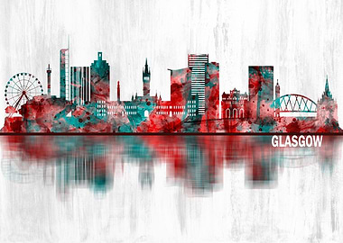 Glasgow Scotland Skyline