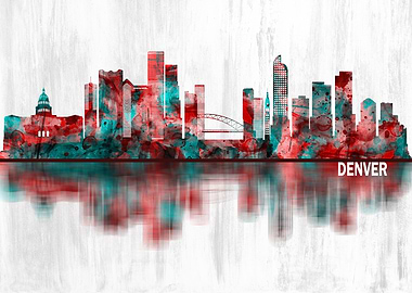 Denver Colorado Skyline