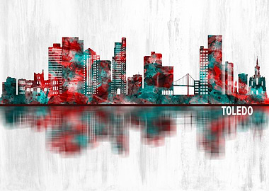 Toledo Ohio Skyline