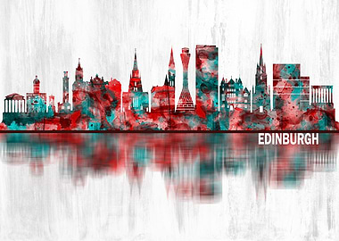 Edinburgh Scotland Skyline