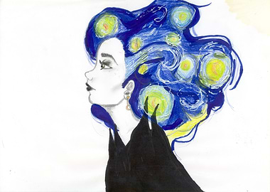 Van Gogh girl