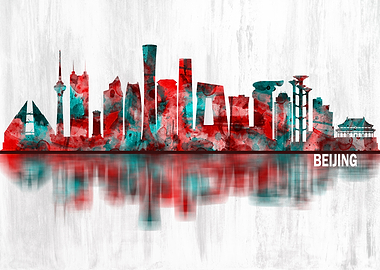 Beijing China Skyline
