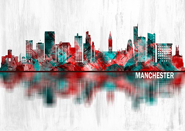 Manchester England Skyline