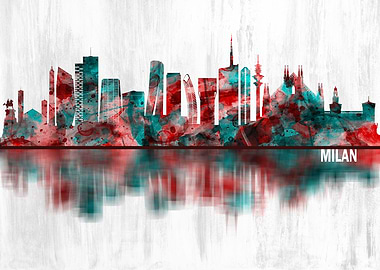 Milan Italy Skyline