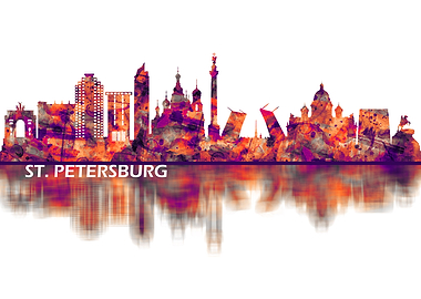 St Petersburg Russia Skyl