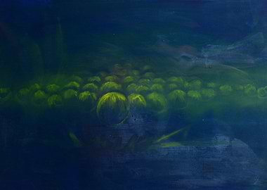 African pots and petals