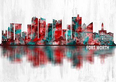 Fort Worth Texas Skyline