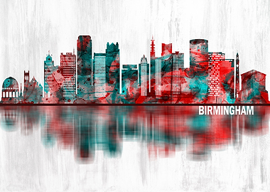 Birmingham England Skyline