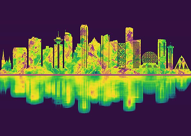 Vancouver Canada Skyline