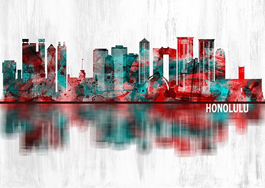 Honolulu Hawaii Skyline