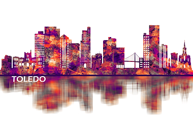 Toledo Ohio Skyline