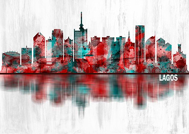 Lagos Nigeria Skyline