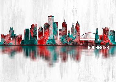 Rochester New York Skyline