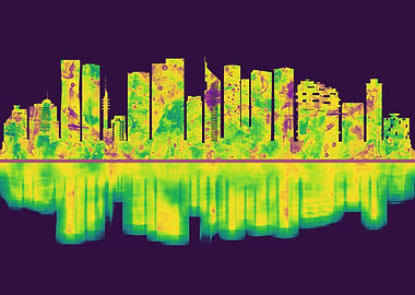 Tel Aviv Israel Skyline