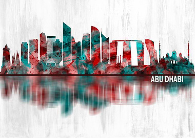 Abu Dhabi UAE Skyline