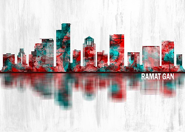 Ramat Gan Israel Skyline