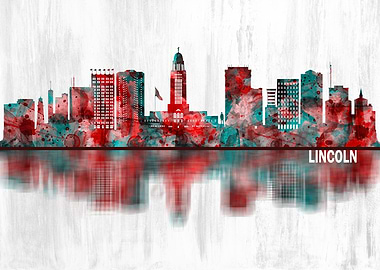 Lincoln Nebraska Skyline