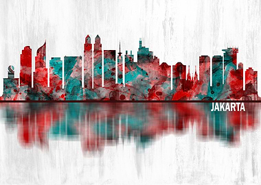 Jakarta Indonesia Skyline