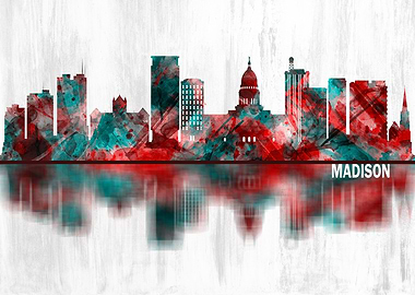 Madison Wisconsin Skyline