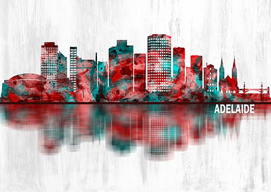 Adelaide Australia Skyline