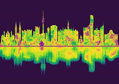 Vienna Austria Skyline