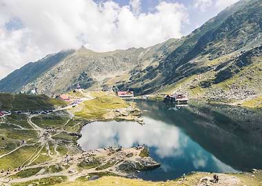 Lake in the mountains
