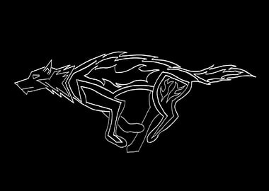 Running Wolf